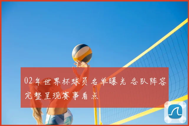 02年世界杯球员名单曝光 各队阵容完整呈现赛事看点